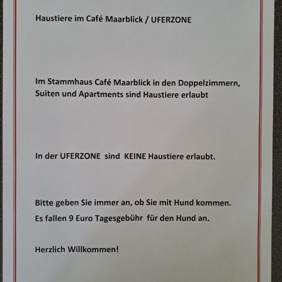 Hotel-Ferienwohnungen Cafe Maarblick Schalkenmehren Exterior foto